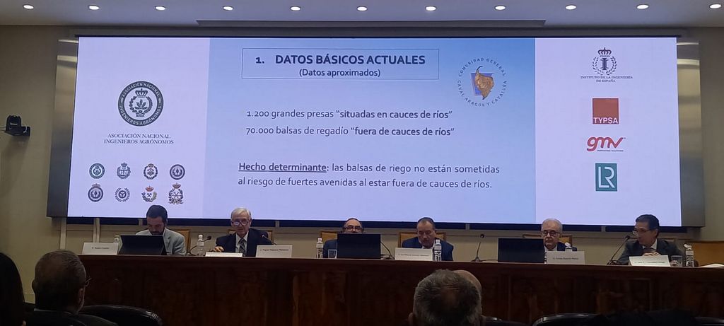 Jornada Gobernanza actual balsas de regadío en España